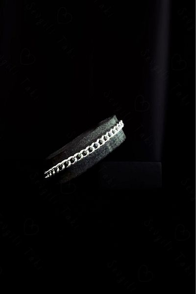 SEVGİLİ TAKI Gourmet Model Steel Chain Bracelet |   Zemheri Series