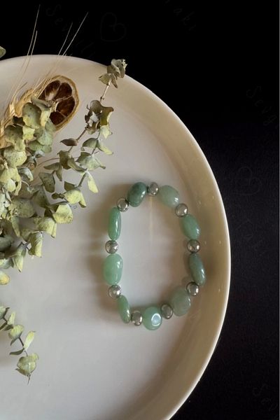 SEVGİLİ TAKI Aventurine Natural Stone Bracelet -777 Series
