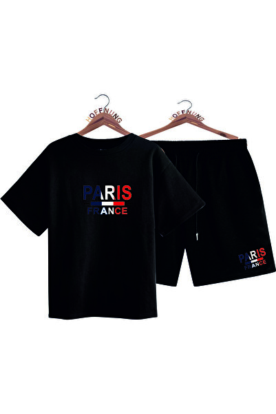 HOFFNUNG pantaloni scurti completi PARIS FRANCE supradimensionat