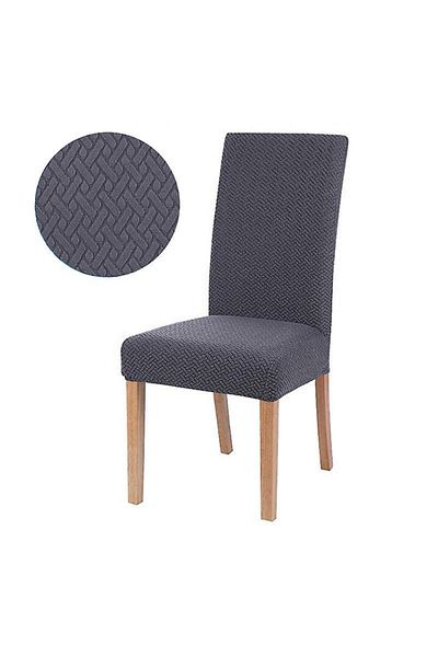Bright Home Εύκαμπτο κάλυμμα καρέκλας Lycra με σχέδιο τούβλου 1 τεμαχίου
