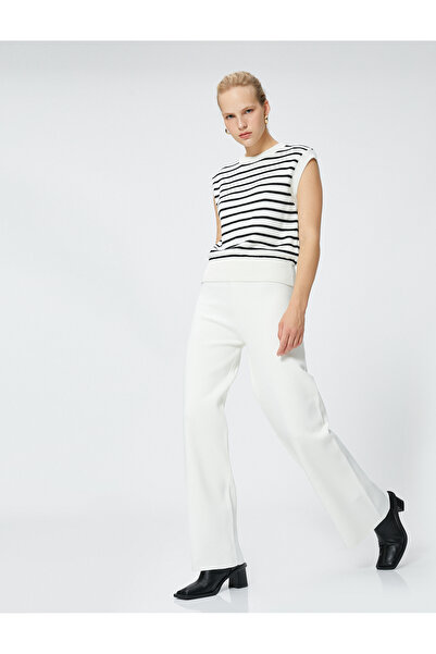 Koton Tayt Pantolon Bol Paça Normal Bel