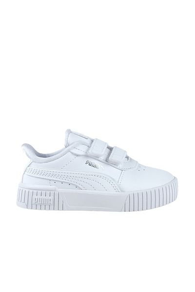 Puma Carina 2.0 Baby White Sports Shoes (398739-01)