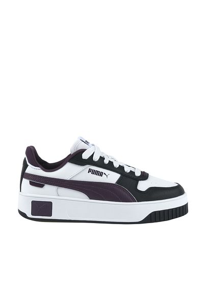 Puma PumaCarinaStreet- White and BlackMidnightPlum