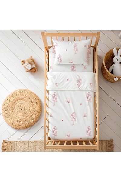 Zezig Winnie - Red Baby Duvet Cover Set