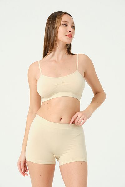 FOREVER MORE Γυναικείο Basic Boxer χωρίς ραφές 6 συσκευασιών
