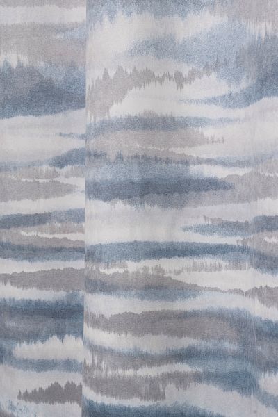 Premier Home Gradient Background Curtain 160X260 Navy Blue