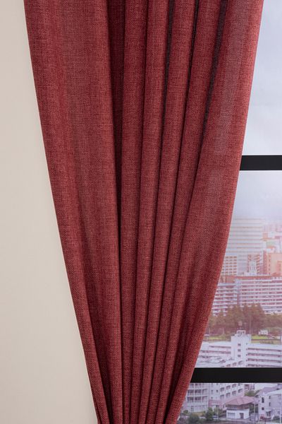 Premier Home Nadia Background Curtain 170X270 Claret Red