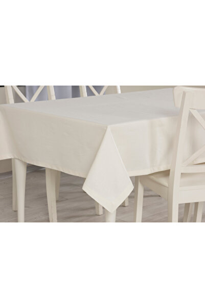 Premier Home مفرش طاولة سادة 140x170 كريمي