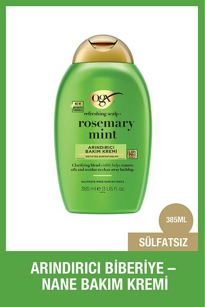 OGX Rosemary Mint (Containing Rosemary & Mint) Purifying Hair Care Cream 385 ml