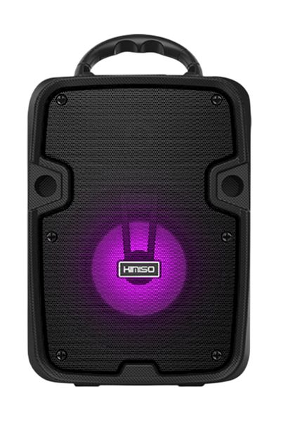 MACON KIMISO KM-2002 TikTok Karaoke Portable Wireless Bluetooth Speaker - (Black) + A6S TWS Bluetooth 5.0