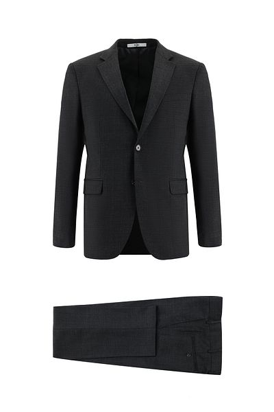 Kiğılı Classic Patterned Wool Slim Fit Suit