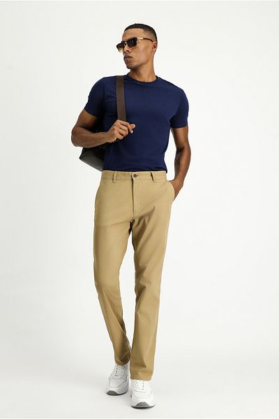 Kiğılı Regular Fit Lycra Canvas / Chino Pants