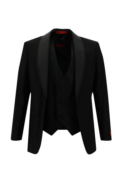 Kiğılı Tuxedo & Groom Suit - Slim Fit Slim Fit with Shawl Collar Vest