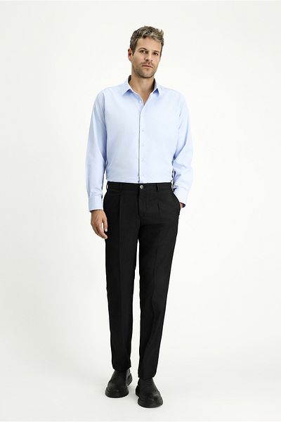Kiğılı Slim Fit Slim Fit Lycra Pleated Classic Fabric Trousers