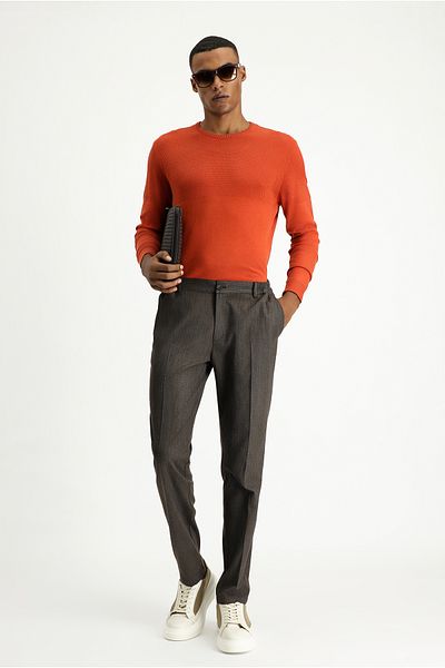 Kiğılı Super Slim Fit Extra Slim Fit Elastic Waist Lycra Classic Fabric Pants