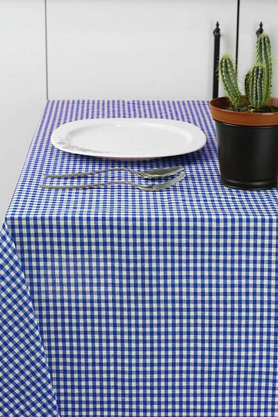 Cardea Home Collection Față de masă Gingham cu model pătrat mic, cârpă pentru masă, cârpă pentru picnic