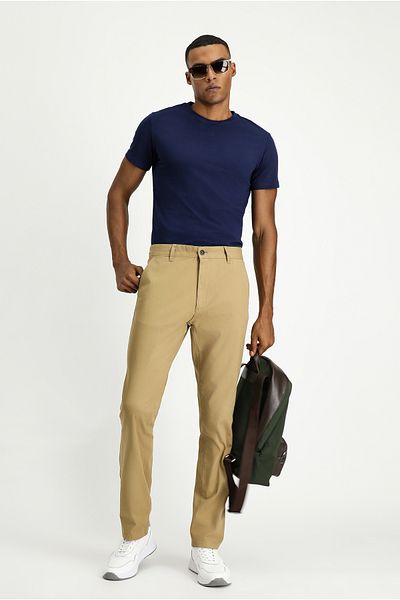 Kiğılı Regular Fit Lycra Canvas / Chino Pants