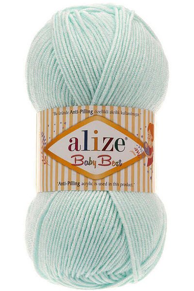 Alize Baby Best Anti-Piling Baby Hand Knitting Yarn Mint 514