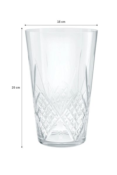 Madame Coco Aron Conical Vase - Transparent