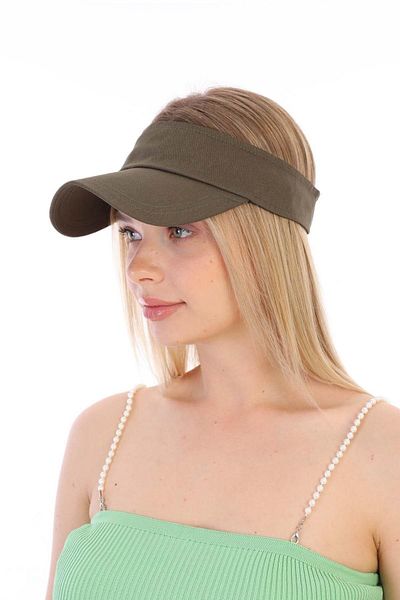 Ritagarcia Unisex Visor Khaki Tenisci Visor Hat with Uv Protection