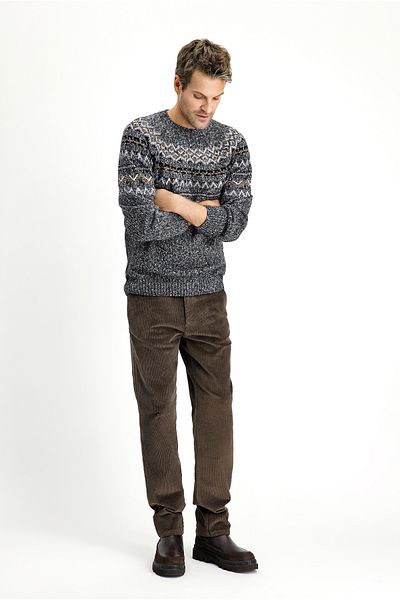 Kiğılı Regular Fit Cotton Velvet Trousers