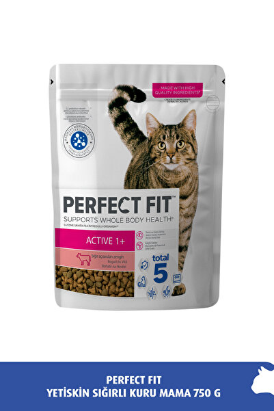 Genel Markalar Yetişkin Sığırlı Kedi Kuru Mama 750 gr Active