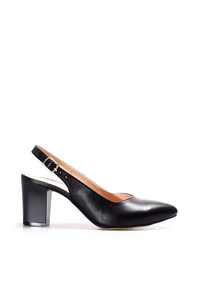 FAST STEP Genuine Leather Women's Thick Heeled Shoes 064Za359