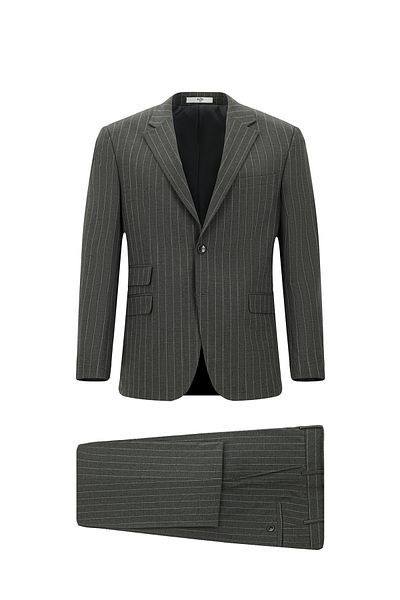 Kiğılı Regular Fit Striped Suit