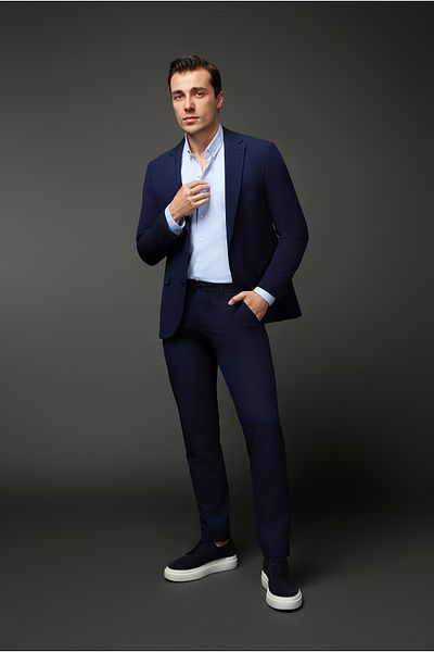 Kiğılı Regular Fit Plain Seersucker Jacket