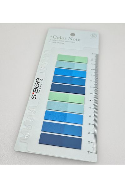 sibga tasarım Transparent Colored Postit Post-it Post It.Bookmark Bookmark Postit Sticker Note Paper 200 Sheets