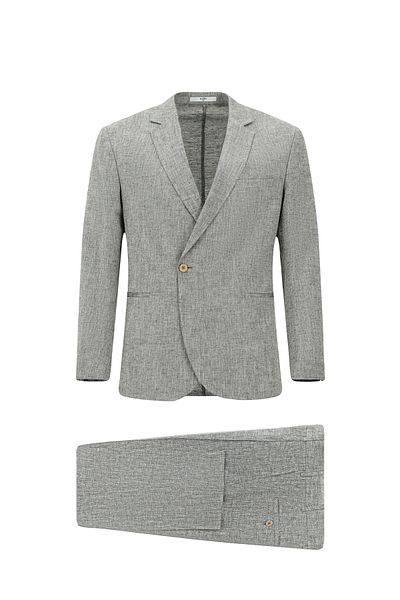 Kiğılı Regular Fit Linen Blend Double Breasted Suit