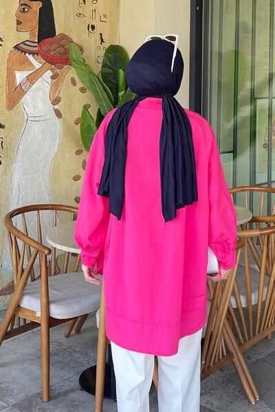 lamelif Φούξια χιτώνα - μανσέτα