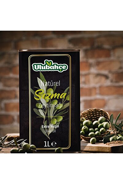 Ulubahçe Natürel Sızma Zeytinyağı 1 Lt Teneke