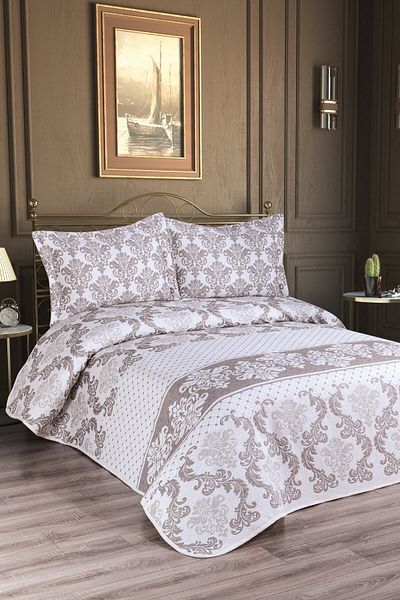 My Bed Home Collection طقم مفرش سرير مبطن من Deluxe Elegance Model