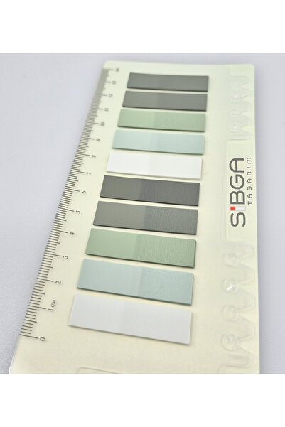 sibga tasarım Şeffaf Renkli Postit Post-it Post It. Kitap Ayracı Ayraç Postit Sticker Not Kağıdı 200 Yaprak