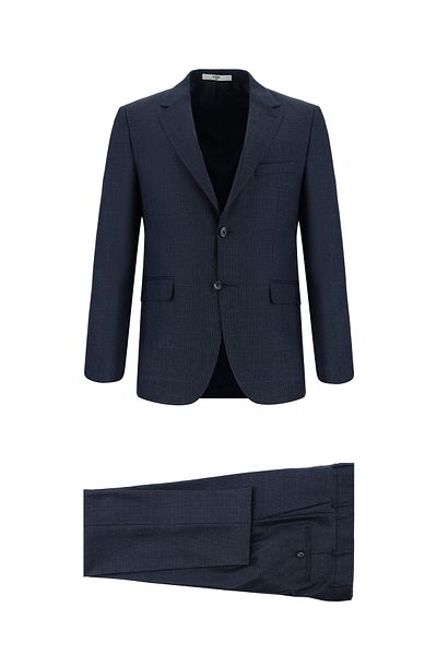 Kiğılı Slim Fit Slim Fit Woolen Classic Plaid Suit