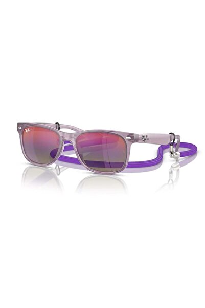 Ray-Ban Junior Ray-ban RJ 9052S 7147B1 47 Children's Purple Mirrored Sunglasses