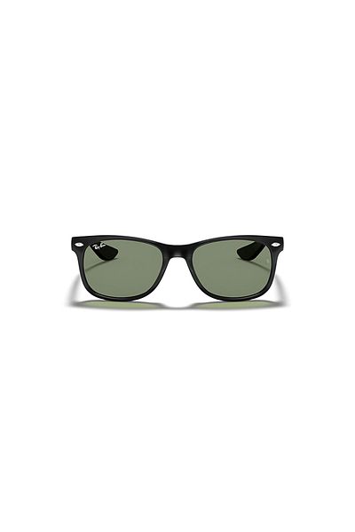 Ray-Ban Junior Rj 9052s 10071 48 Junior New Wayfarer Dětské čtvercové černé kostní sluneční brýle