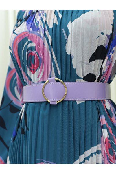 Modamorfo Φόρεμα σιφόν με πλισέ μπροστά ζώνη