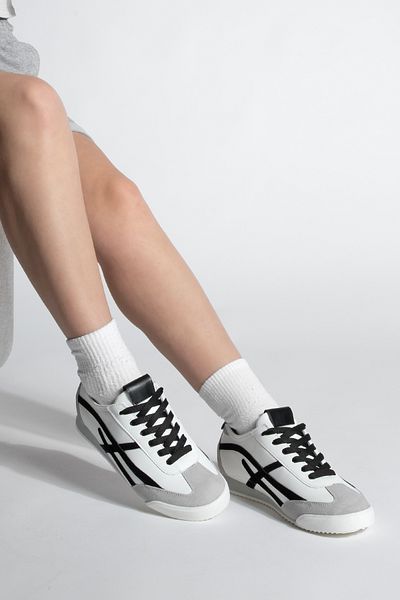 Marjin Pantofi sport cu șireturi pentru femei Fiyen White