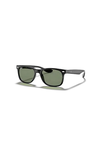 Ray-Ban Junior Rj 9052s 10071 48 Junior New Wayfarer Dětské čtvercové černé kostní sluneční brýle