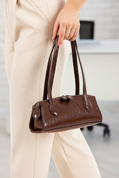 MILANOFOX Довга сумка з подвійною ручкою, блискуча, з блискавкою