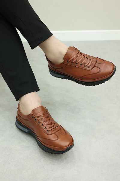 FAST STEP Ανδρικά παπούτσια casual από γνήσιο δέρμα 856MA3279