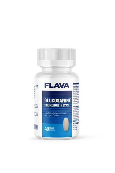 FLAVA Glucosamine Chondroitin Msm - 40 Tablets