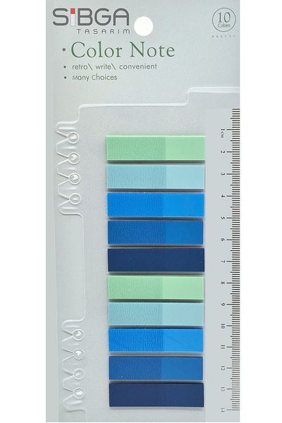 sibga tasarım Transparent Colored Postit Post-it Post It.Bookmark Bookmark Postit Sticker Note Paper 200 Sheets