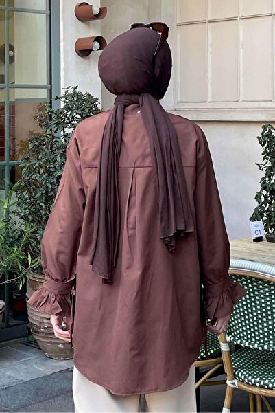 lamelif Флорес Фрівольна туніка гіркий коричневий