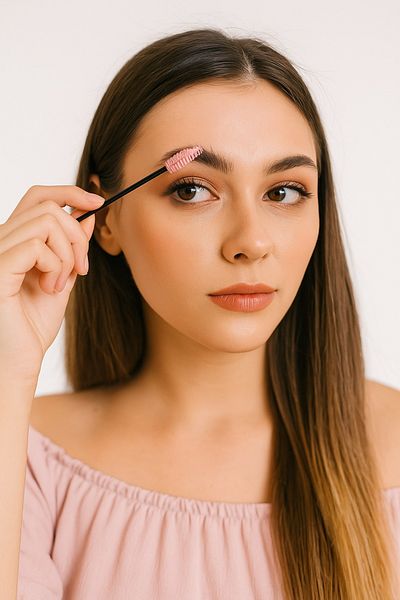 HANNAH Pachet de 200 perii roz pentru deschiderea genelor pentru machiaj permanent și lifting