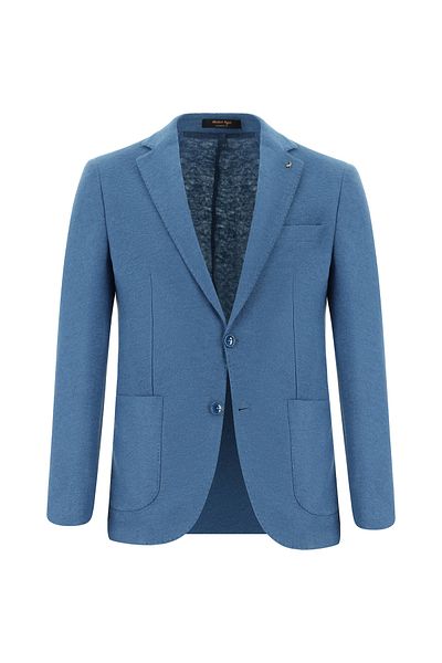 Abdullah Kiğılı Italian Wool Slim Fit Knitted Jacket