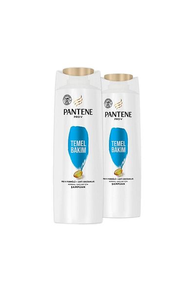 Pantene 350 ml Shampoo Basic Care X3 Pieces