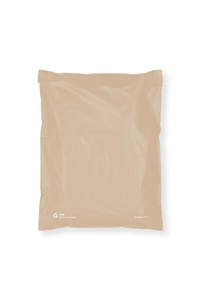 AMBALAJ PAZARI Cepsiz Bej Kargo Poşeti 35x45 5 Cm - 100 Adet